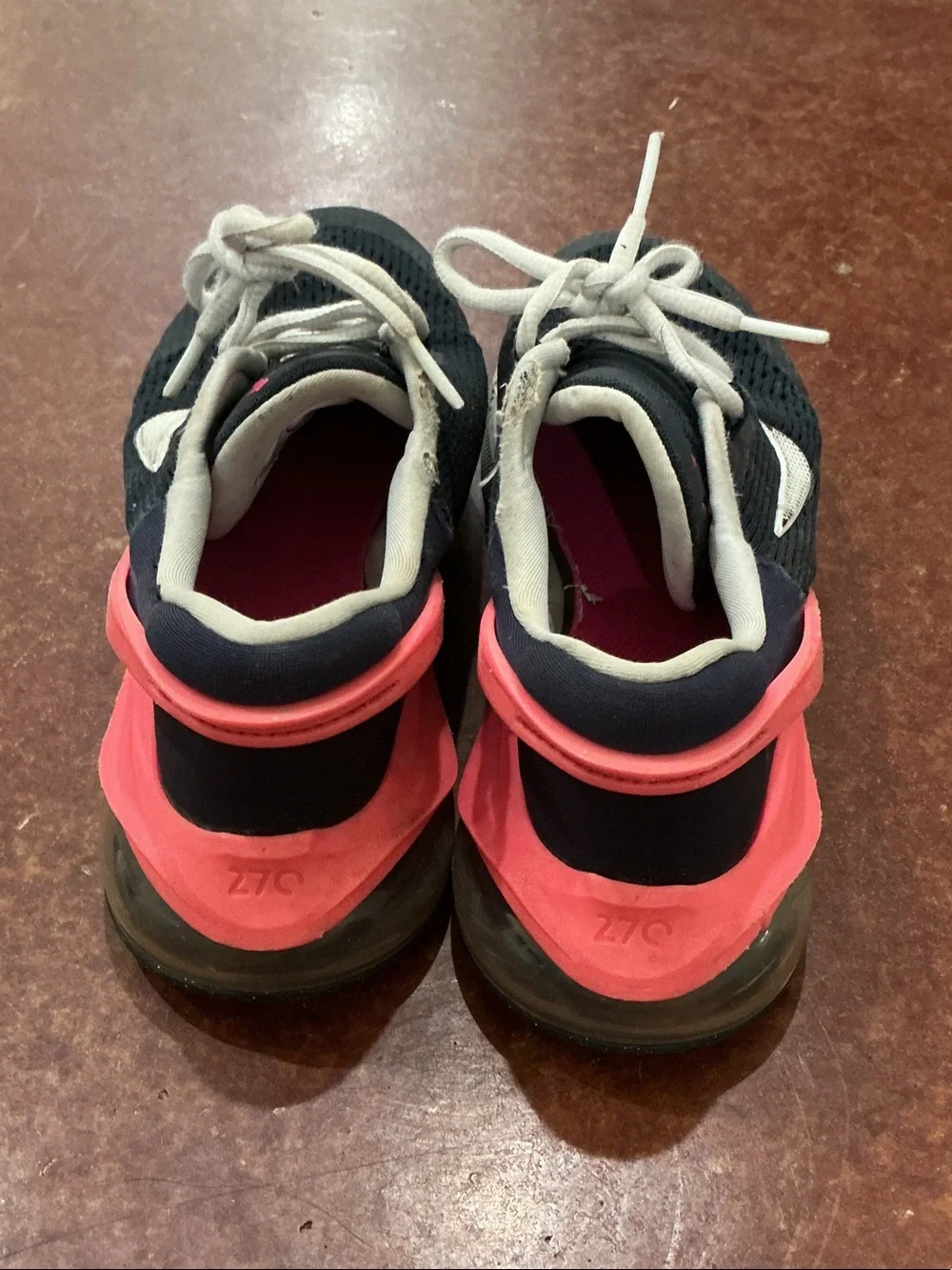 Nike Kids Black & Pink Mesh Sneaker